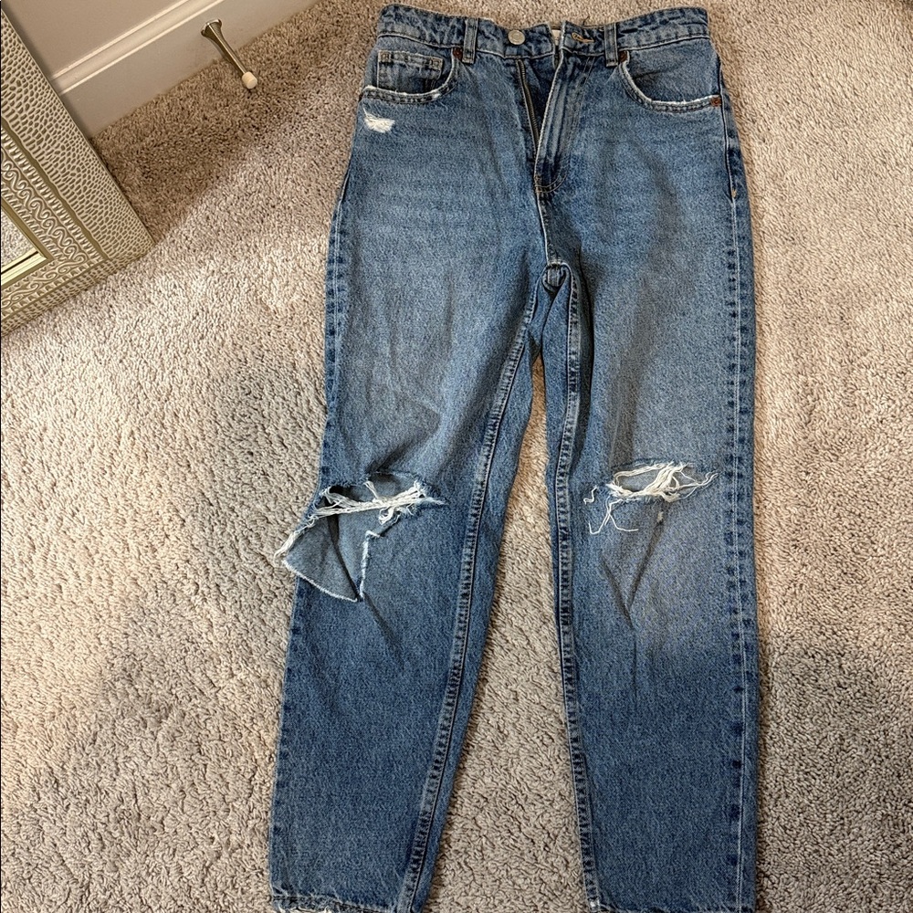 Zara distressed Denim Jeans